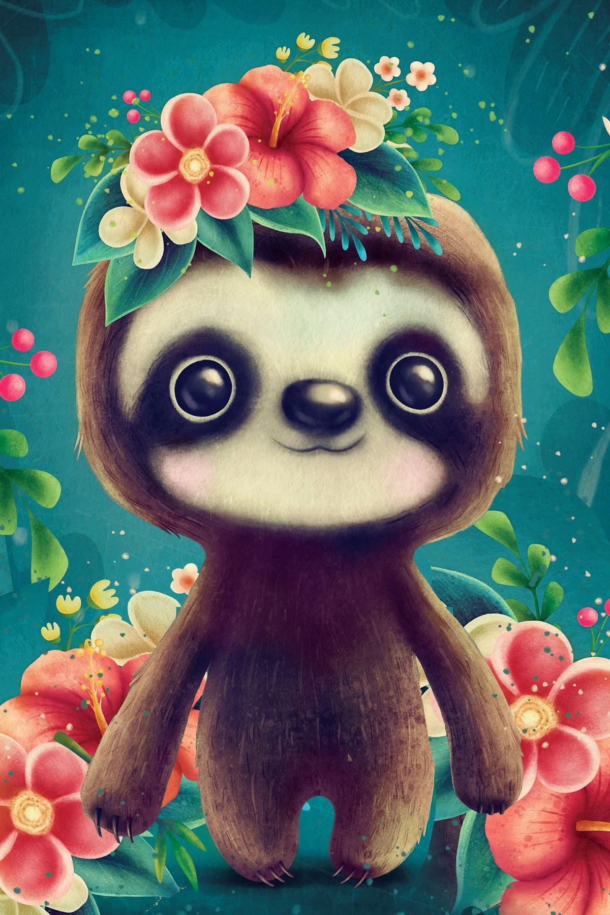 Floral Sloth