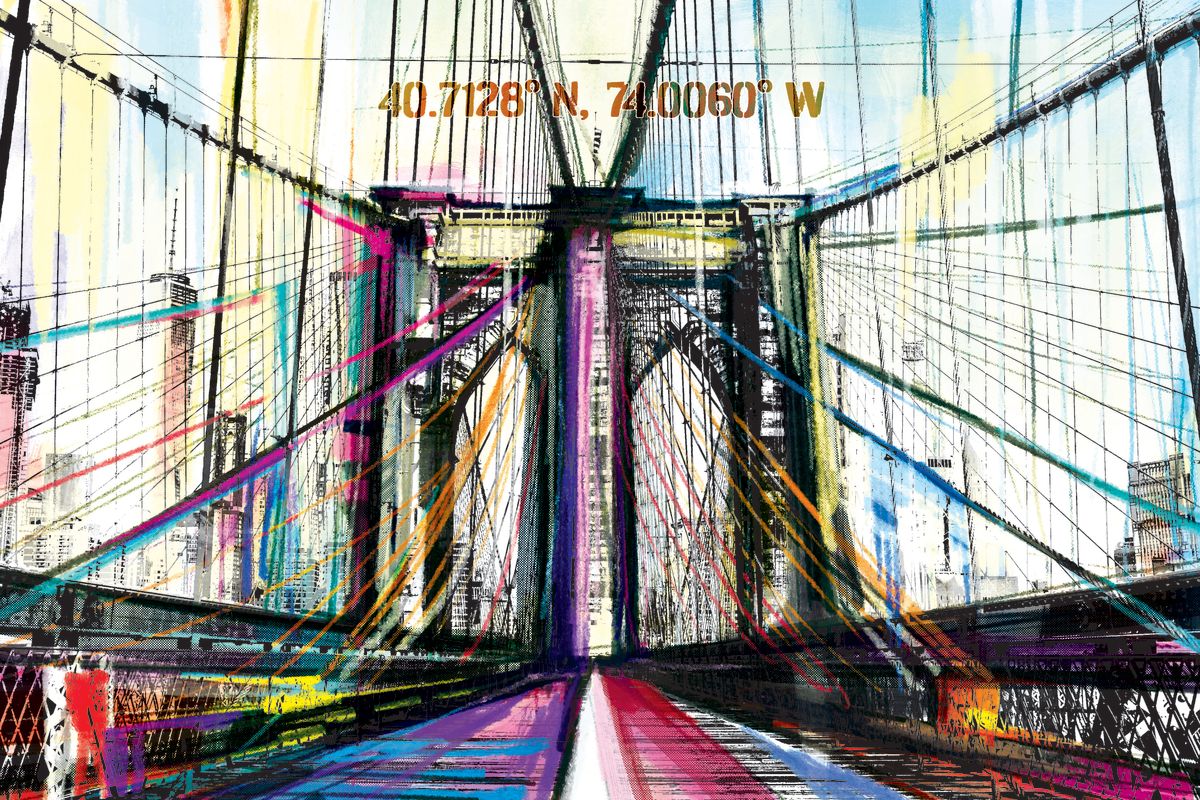 Brooklyn Bridge Prismatic Colors