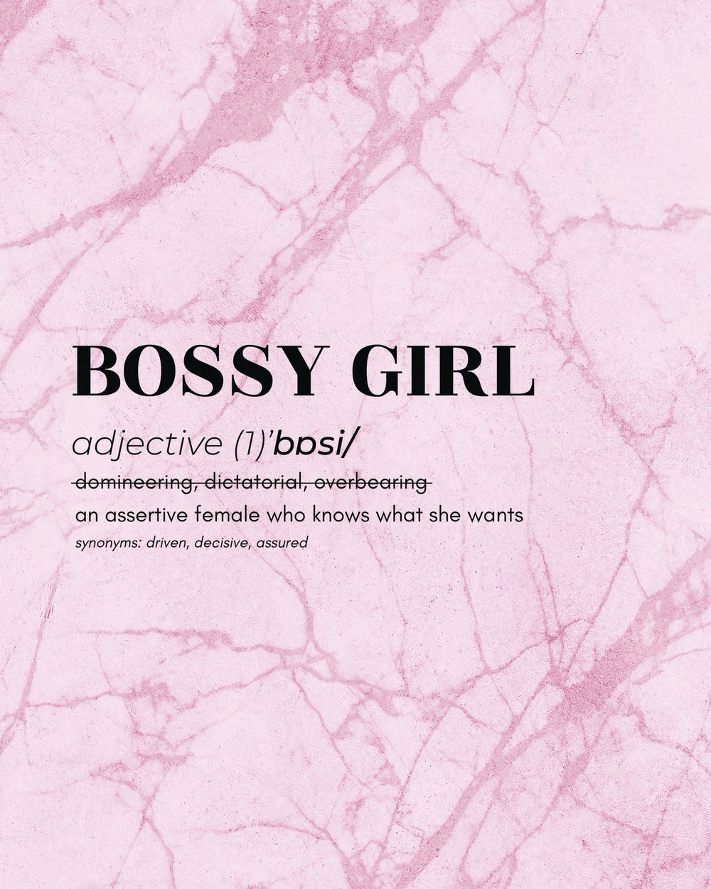 Bossy Girl Definition