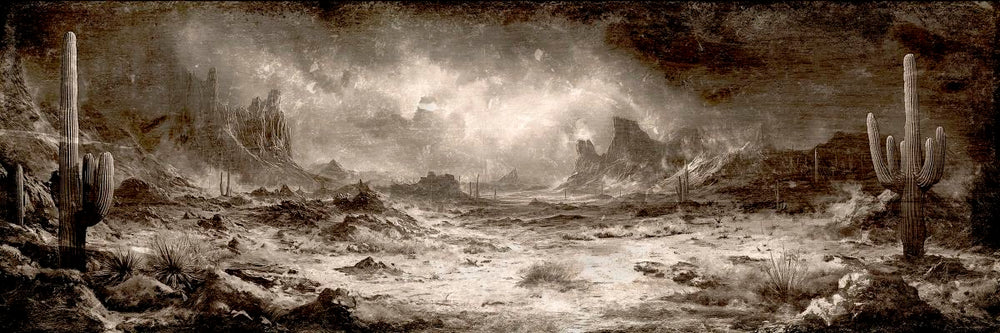Grunge Desert Landscape