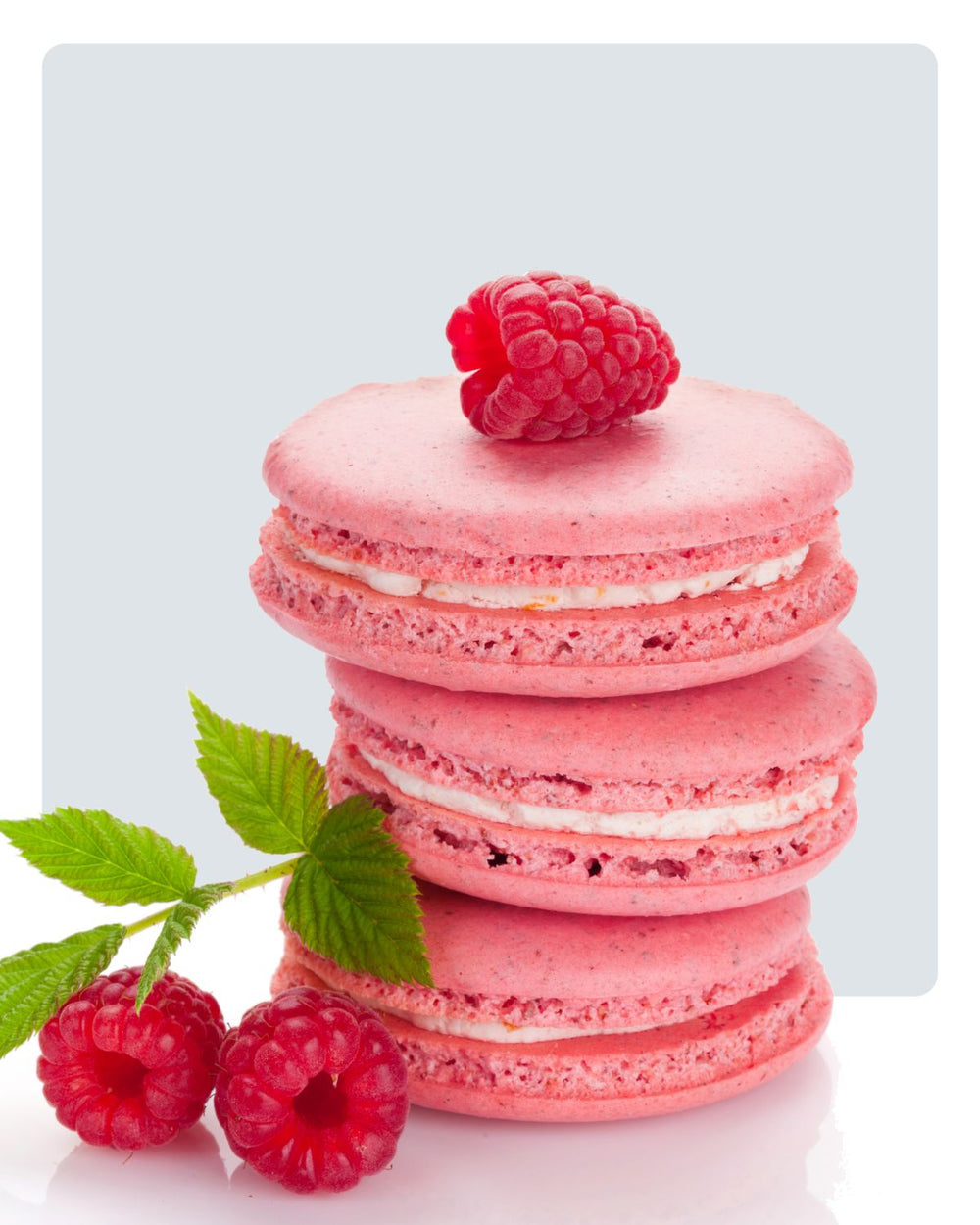 Raspberry Pink Macarons