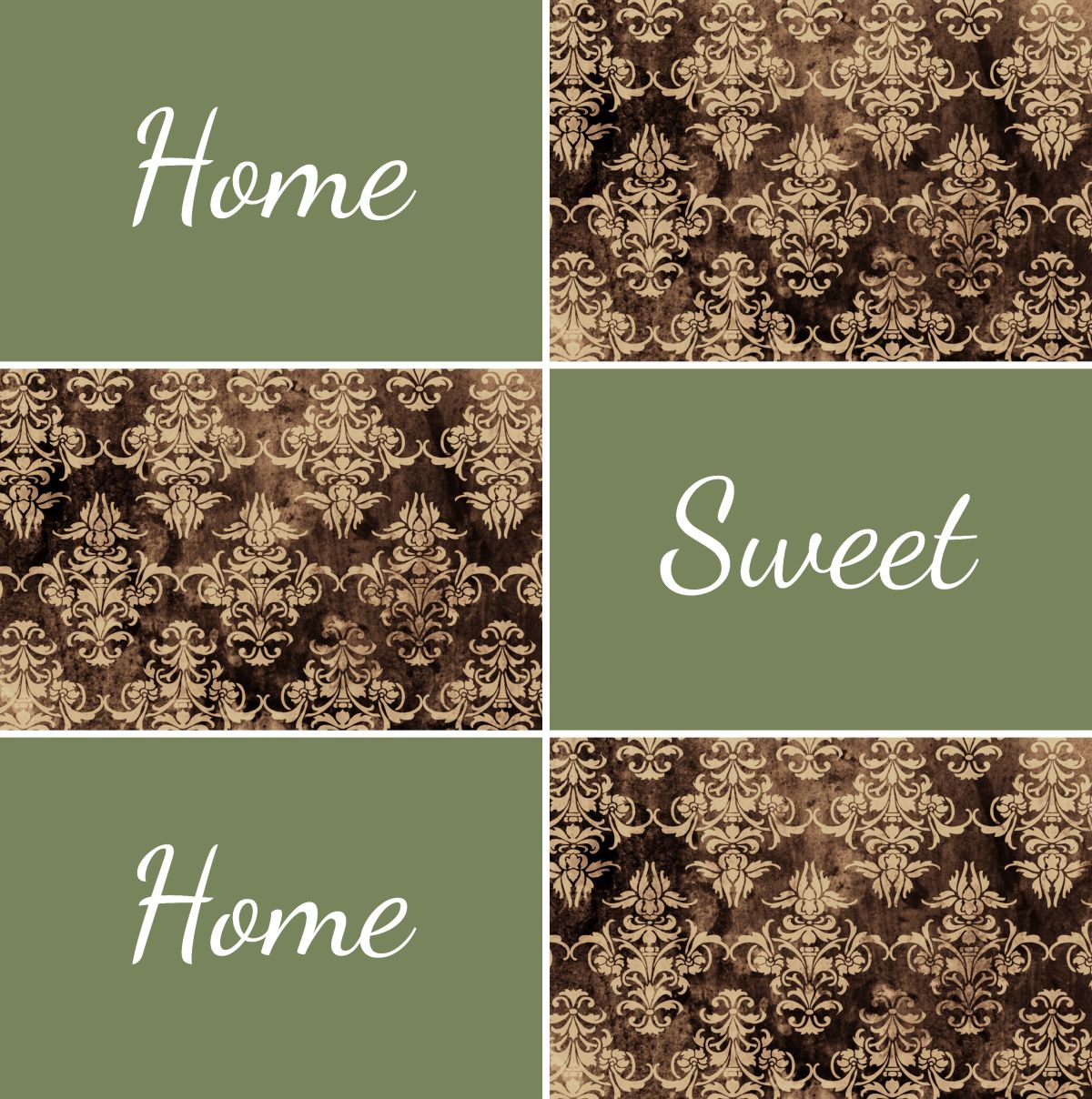 Home Sweet Home Family Typography III