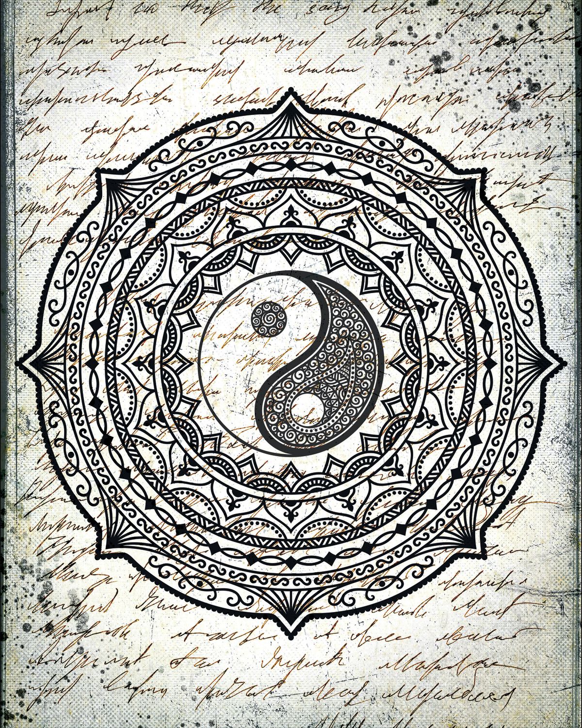 Book Script Yin Yang