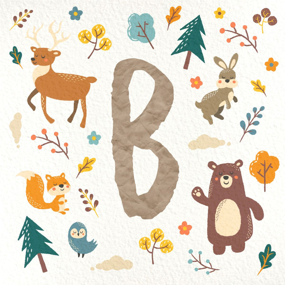 Animals Letter B Art