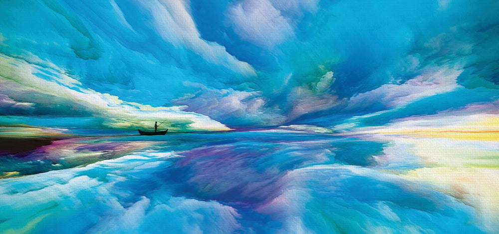 Horizon Boat Abstract Landscape