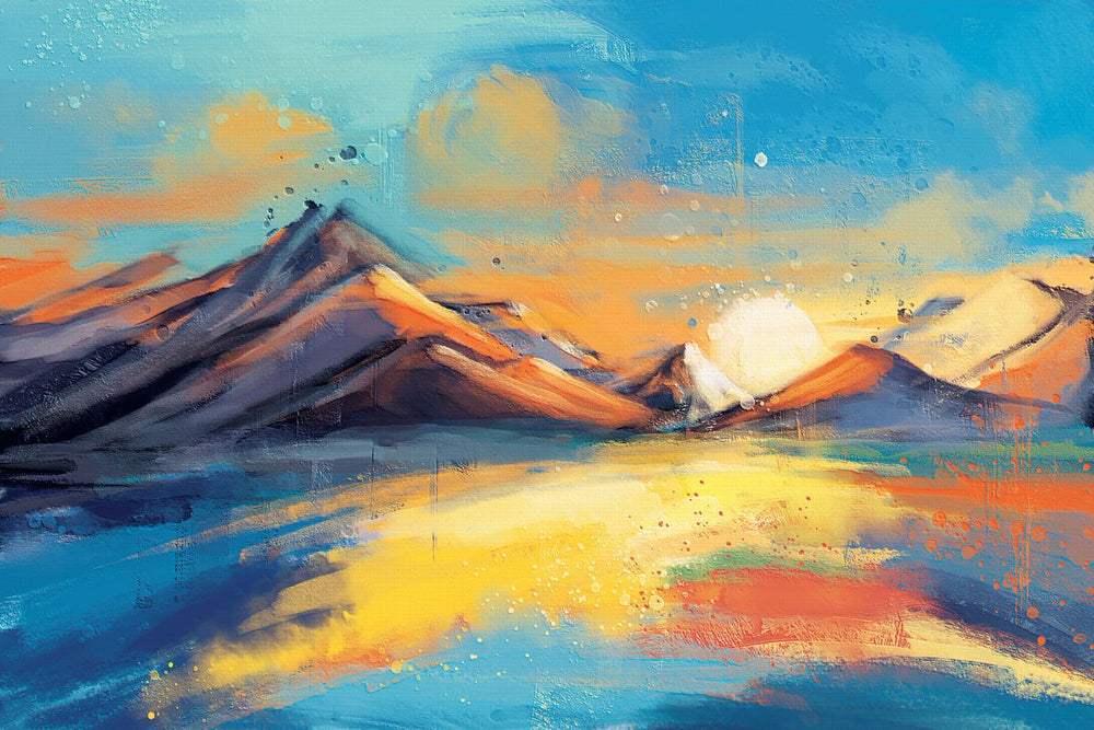 Sunset Abstract Landscape
