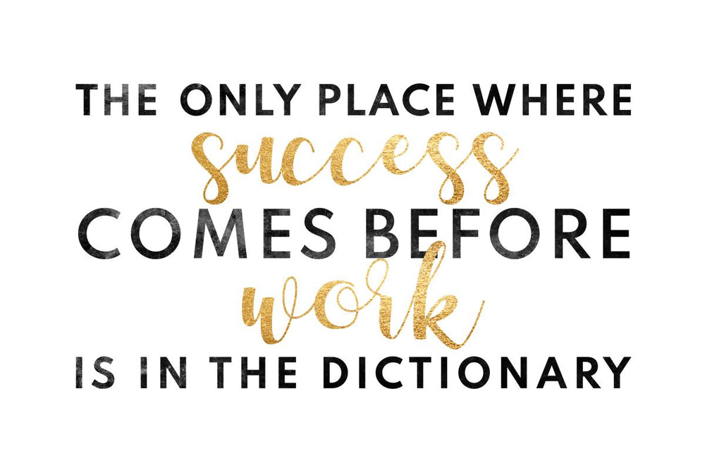 Success After Work Typography