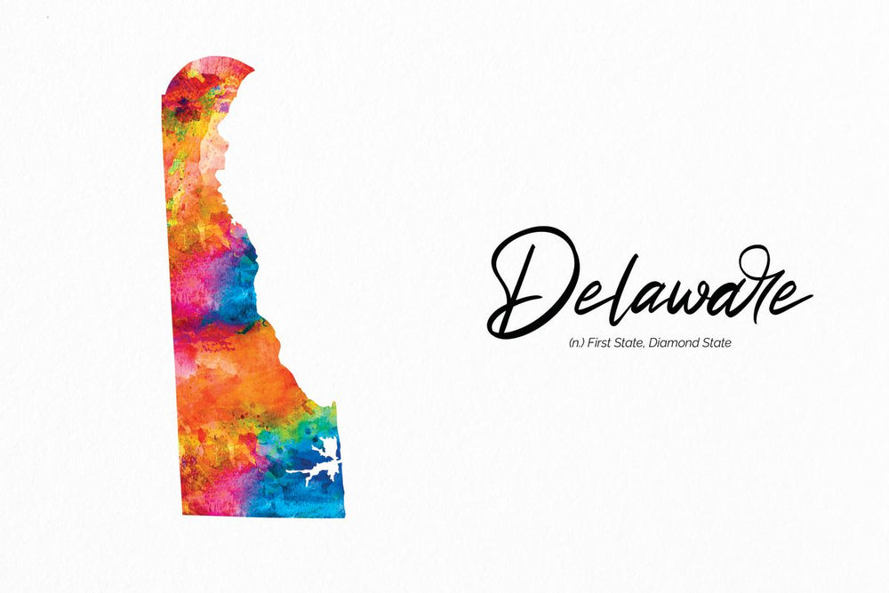 First State Delaware Map