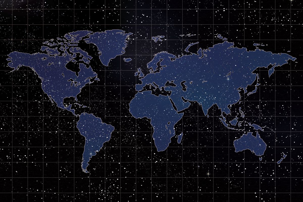 Dark Stars World Map