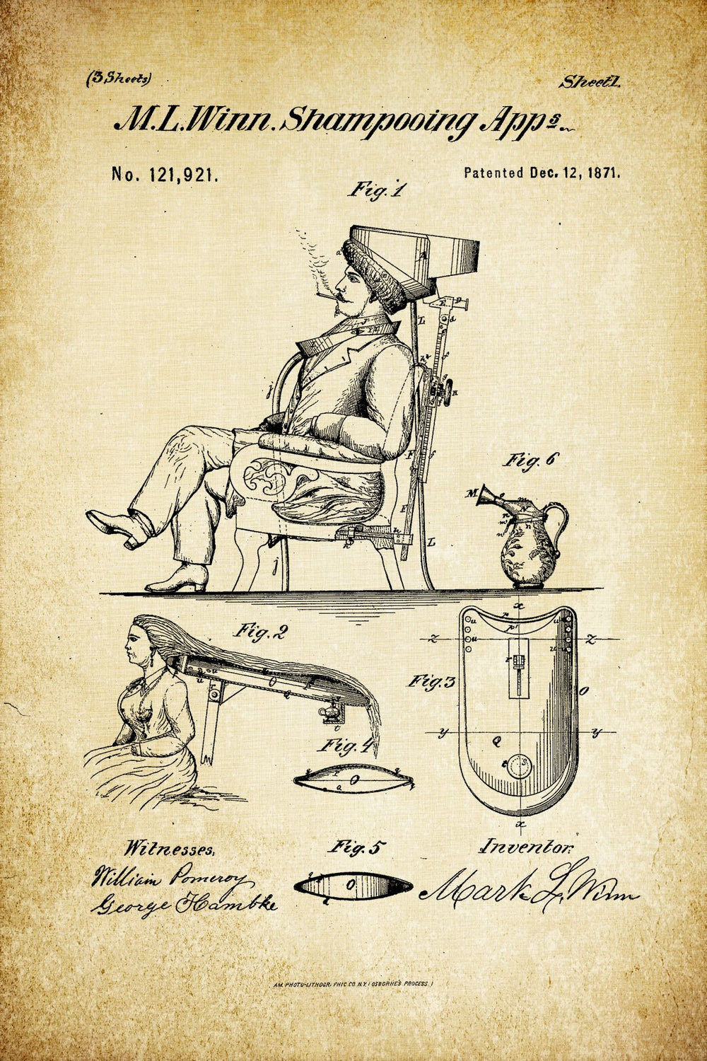 Shampooing Apparatus Patent