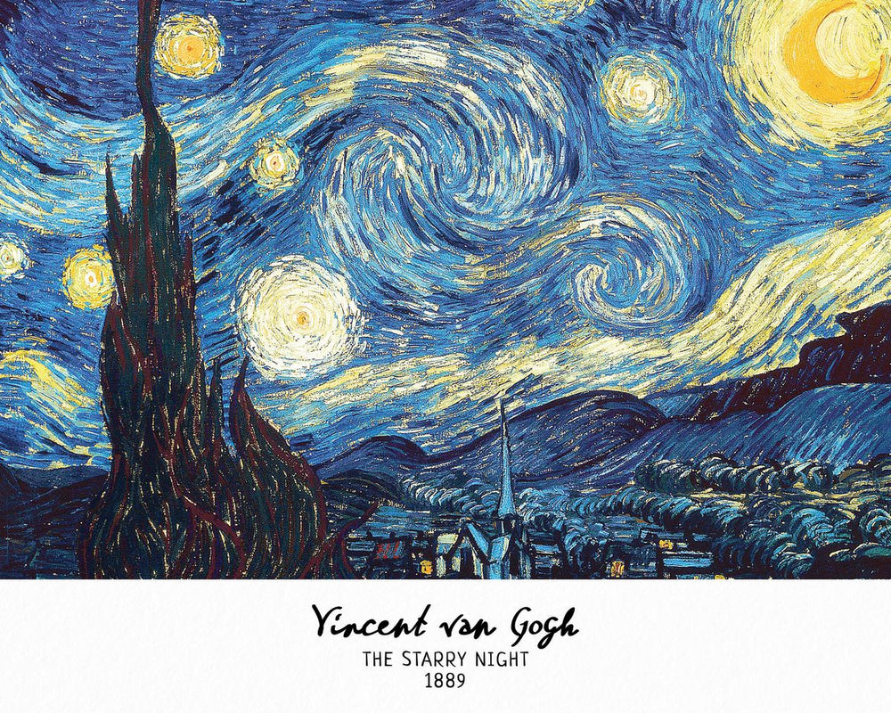 Starry Night Van Gogh Exhibition Poster