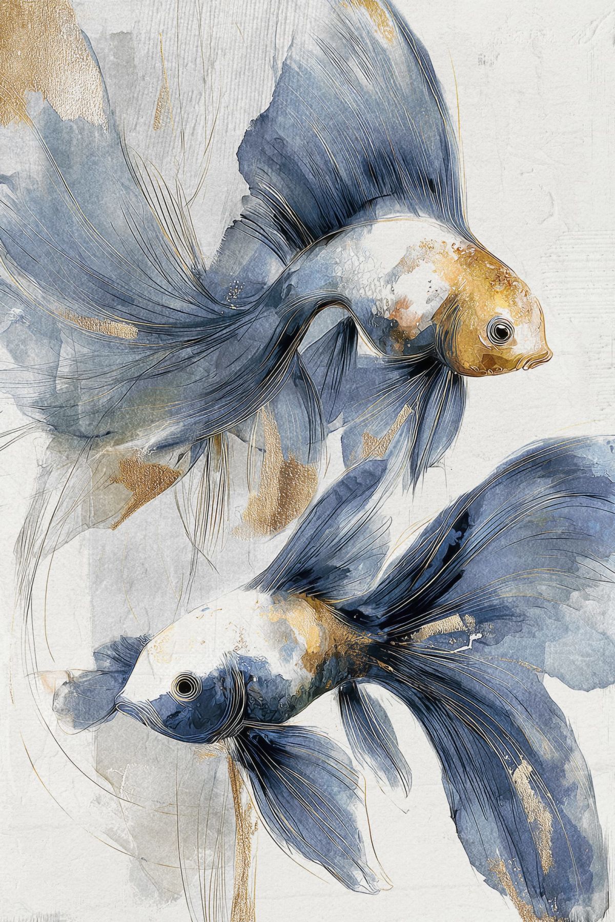 Dazzling Siamese Fighting Fish