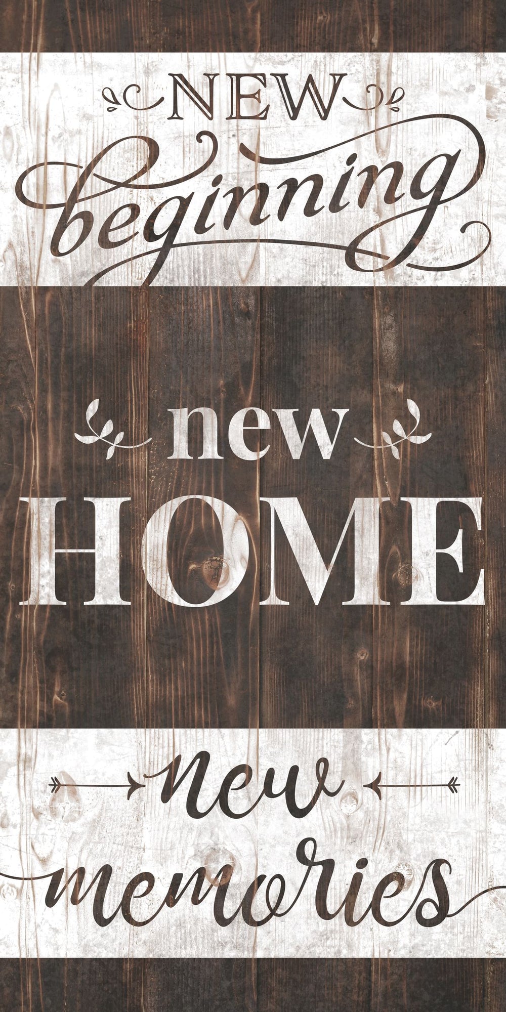 Rustic New Home Typography