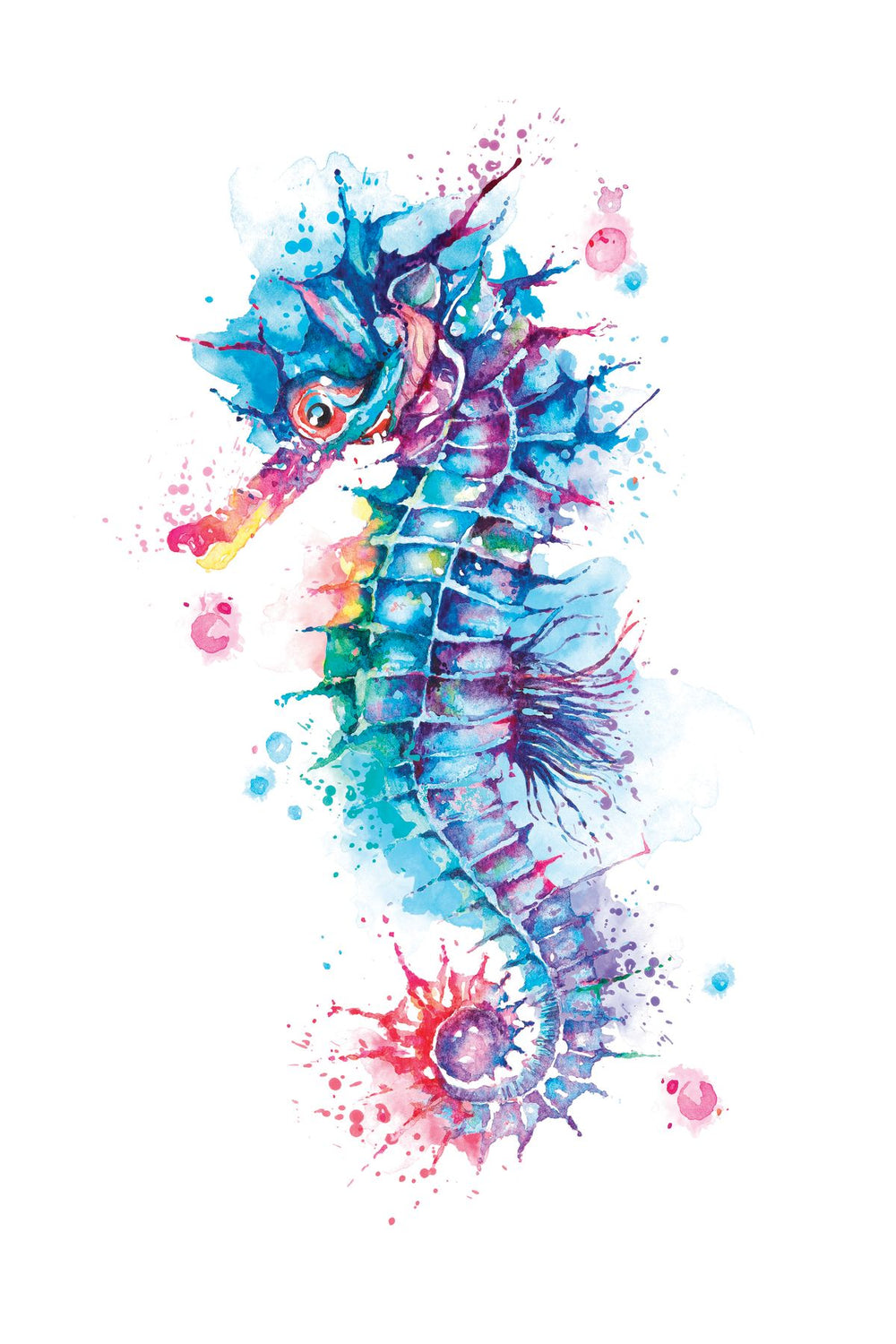 Seahorse Watercolor