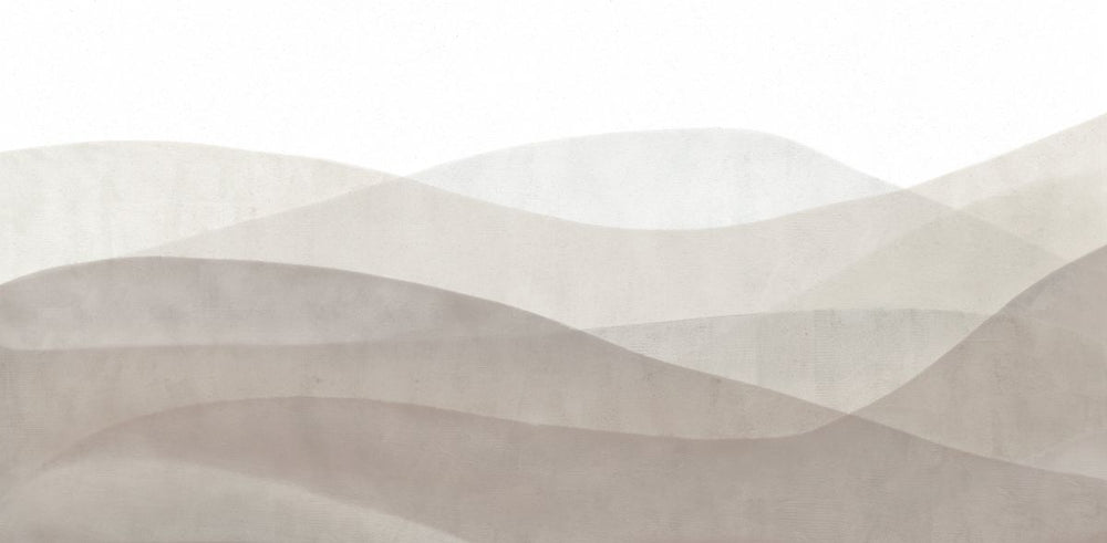 Beige Ombre Mountains Triptych