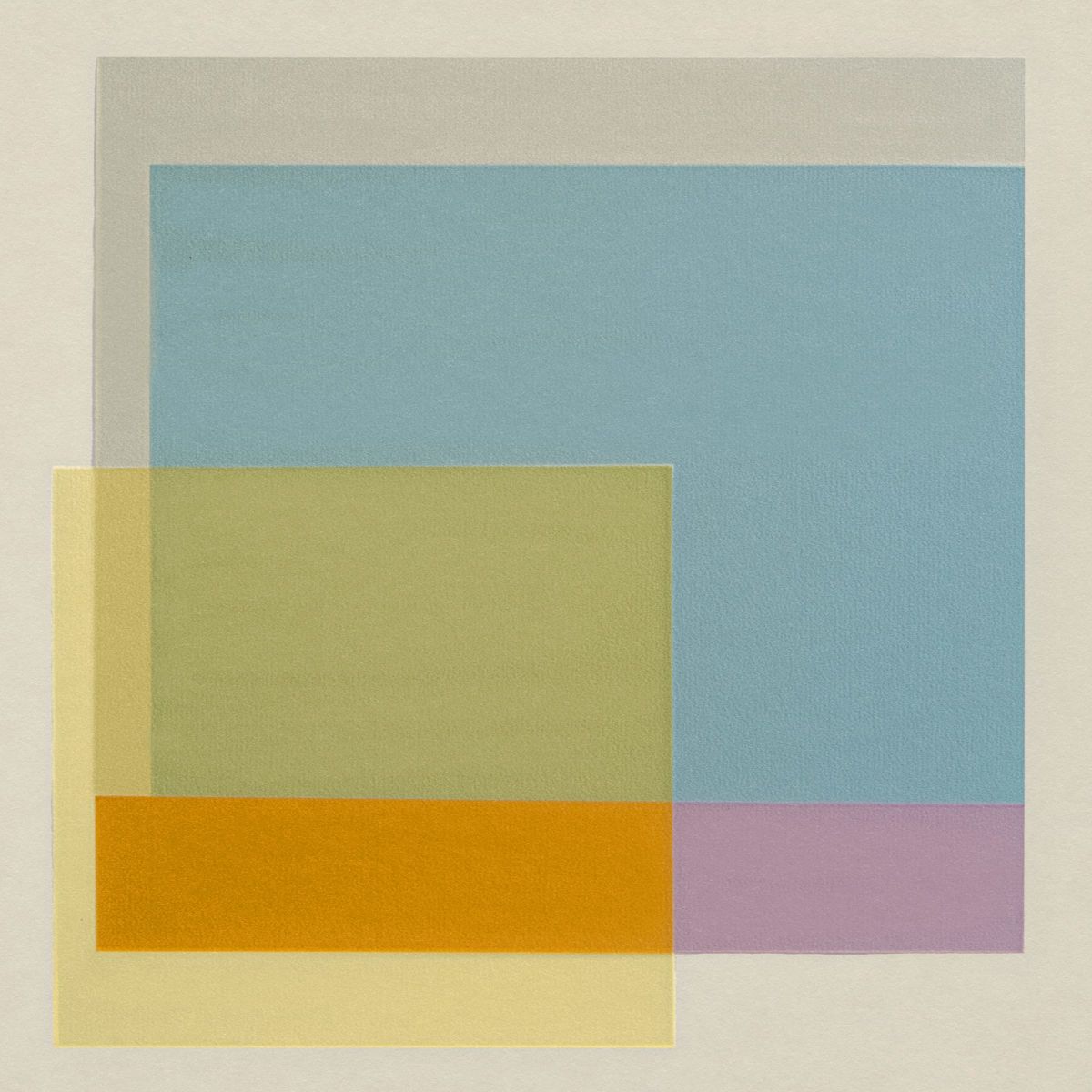 Pastel Overlapping Squares Abstract