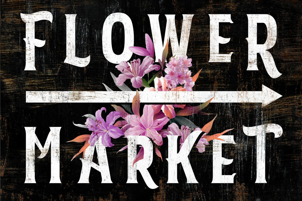 Flower Market Sign