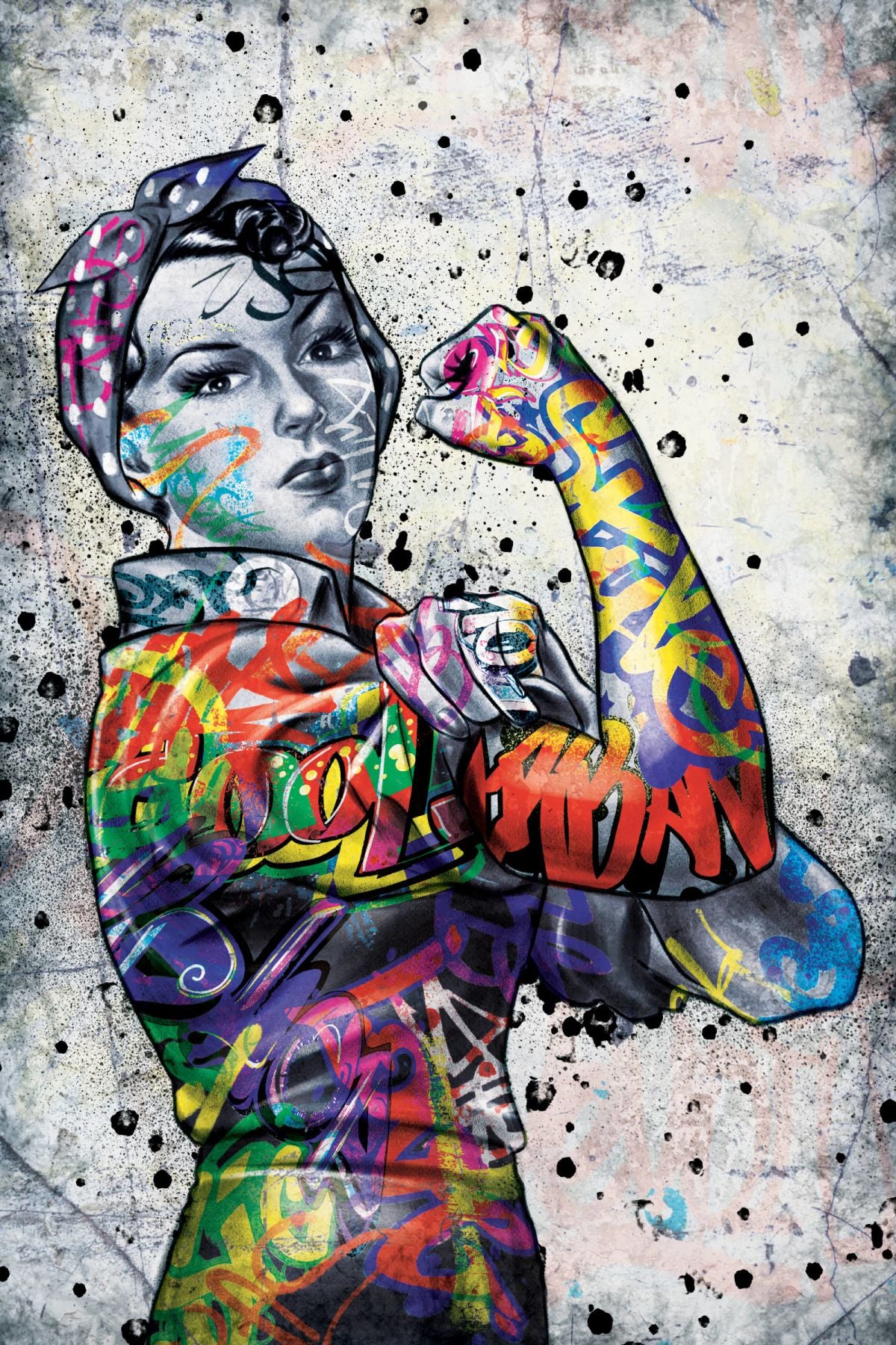 We Can Do It Graffiti I