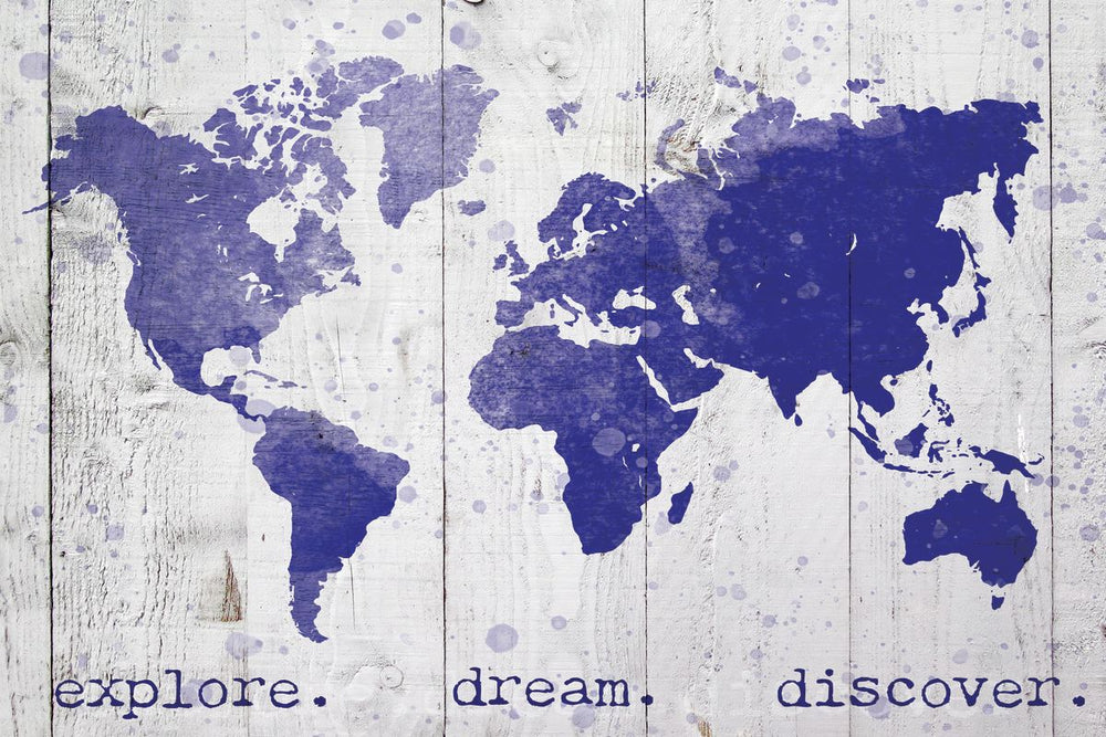 Explore Dream Discover World Map