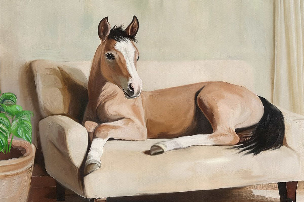 Horse Takes A Break