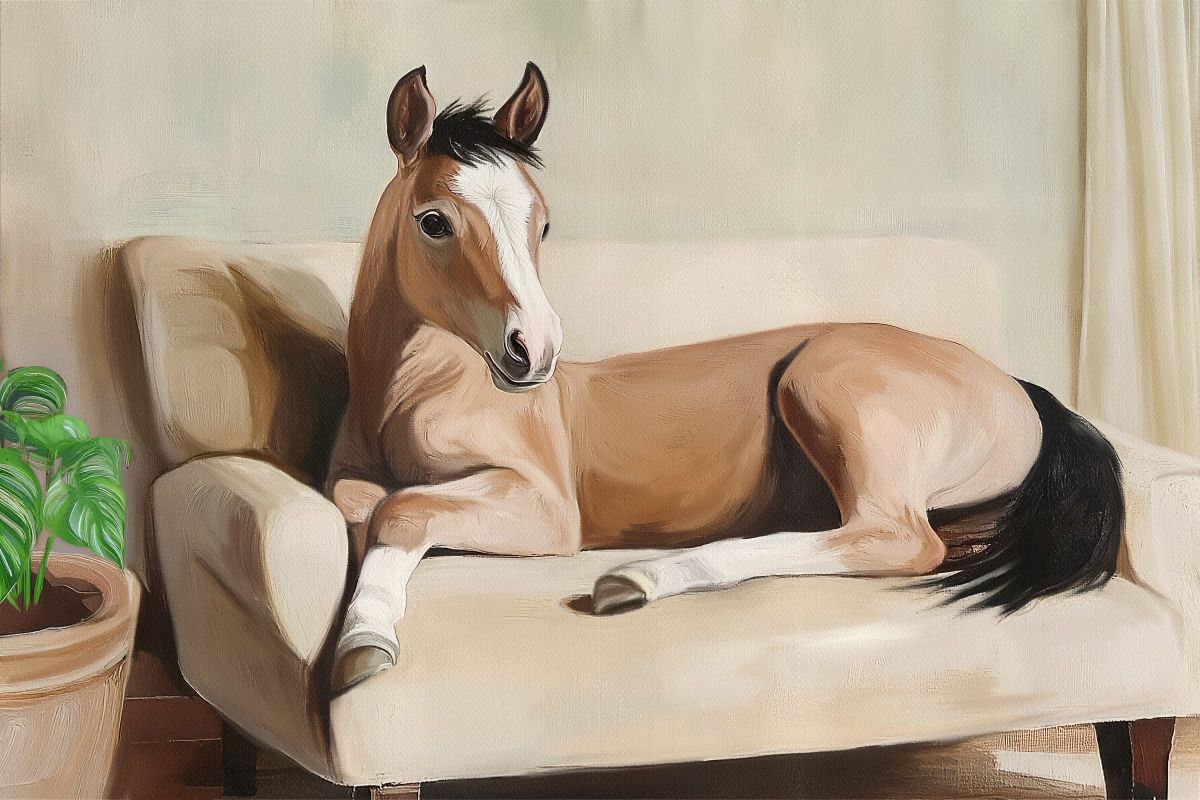 Horse Takes A Break