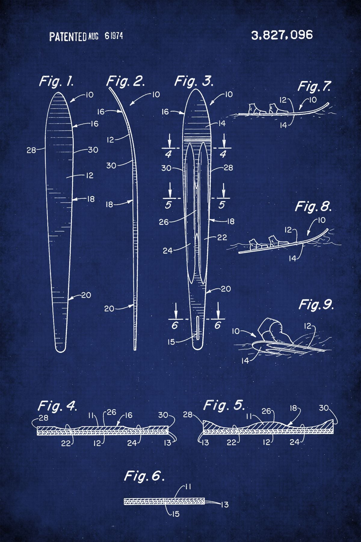 Water Ski Patent