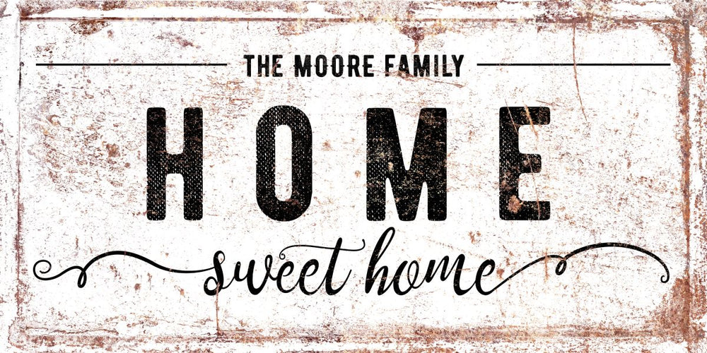 Moore Family Home Sign