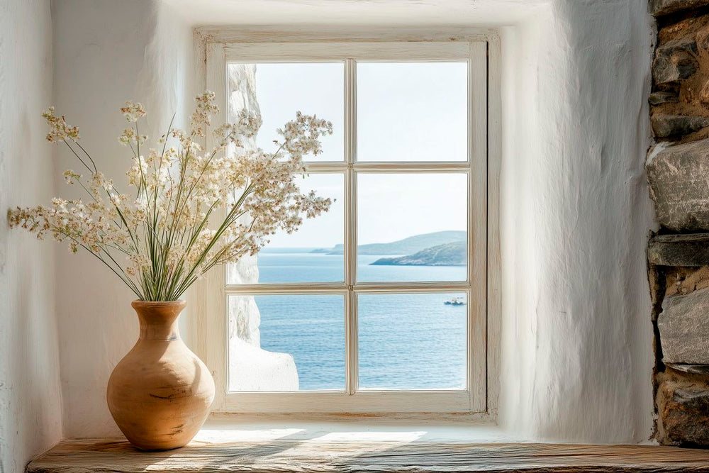 White Window View