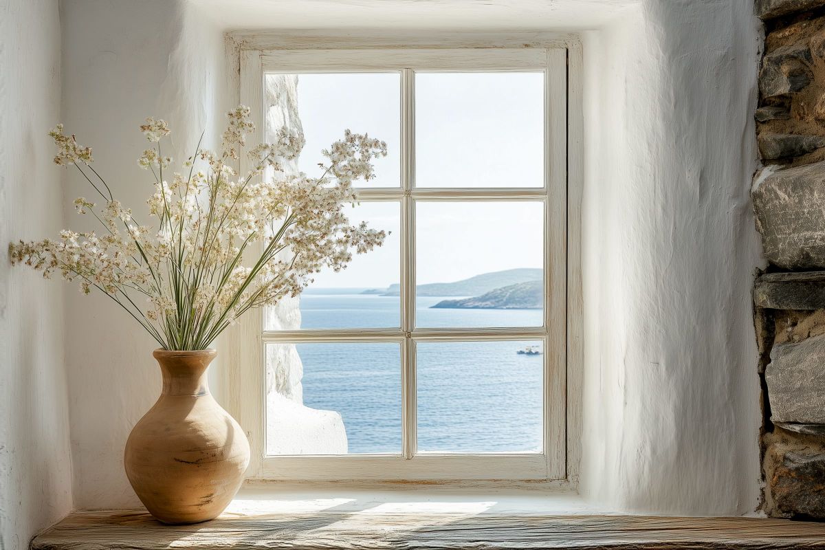 White Window View