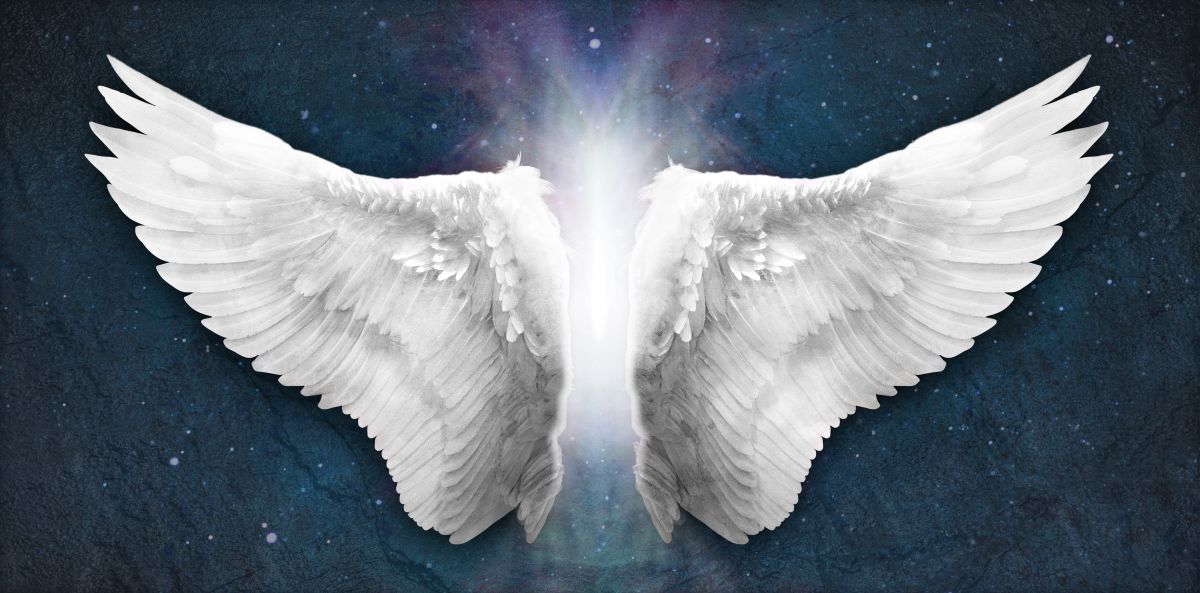 Cosmic Light Angel Wings