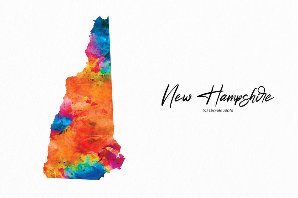 Granite State New Hampshire Map