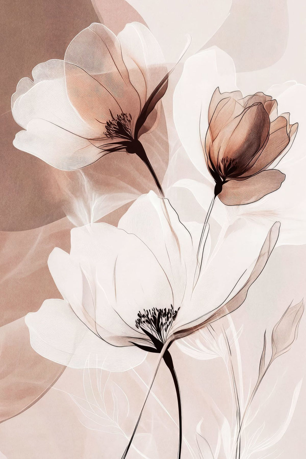 Flowers In Neutral Tones