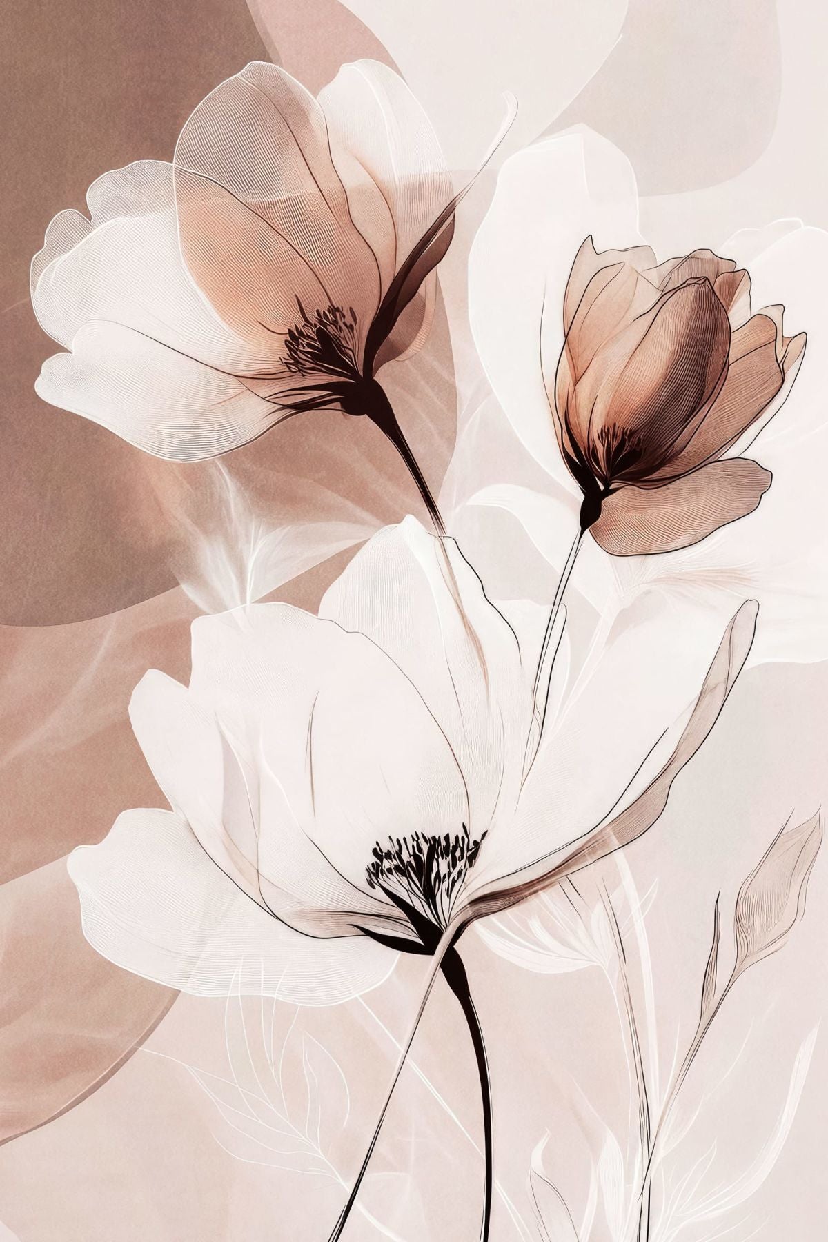 Flowers In Neutral Tones