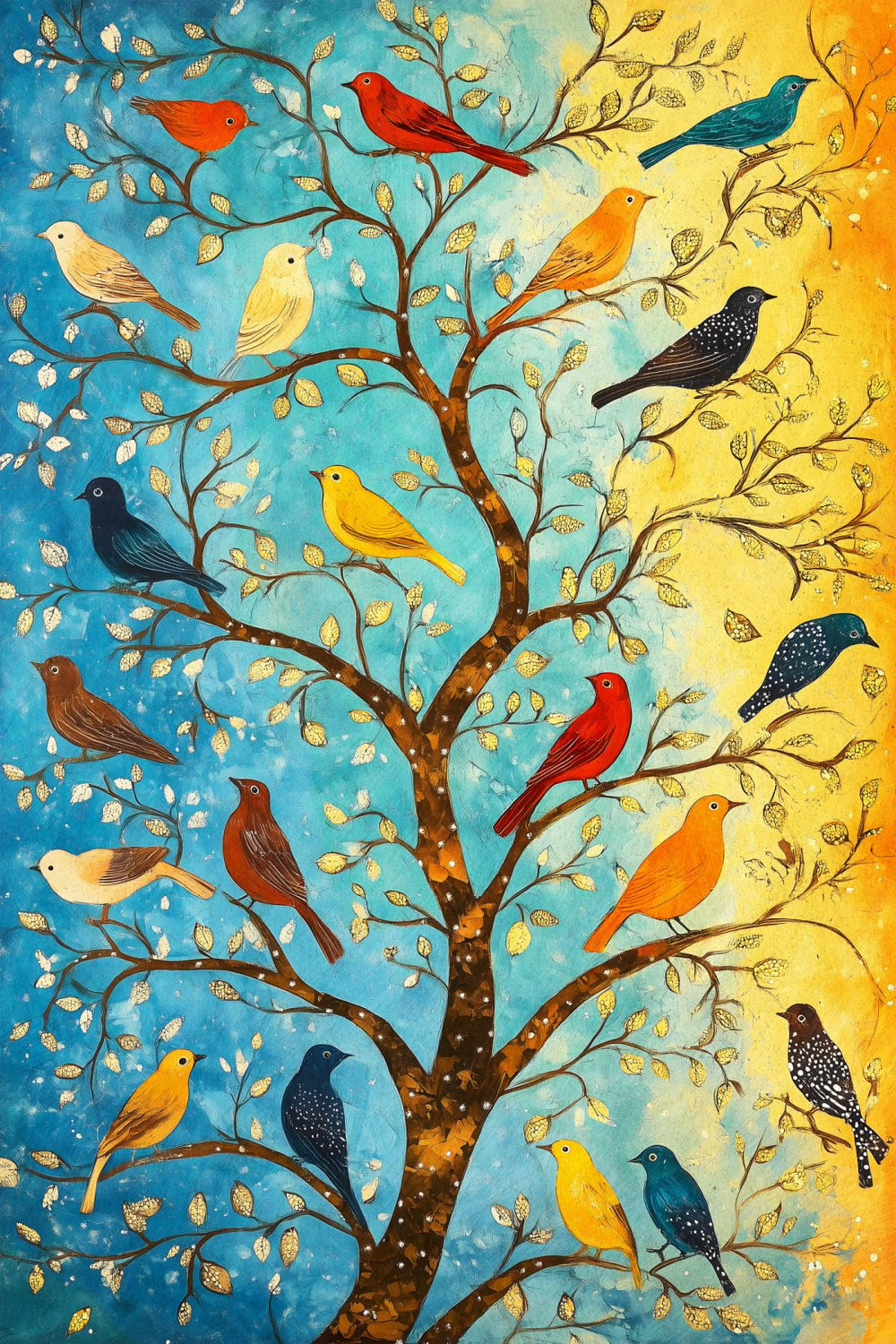 Birds In Celebration