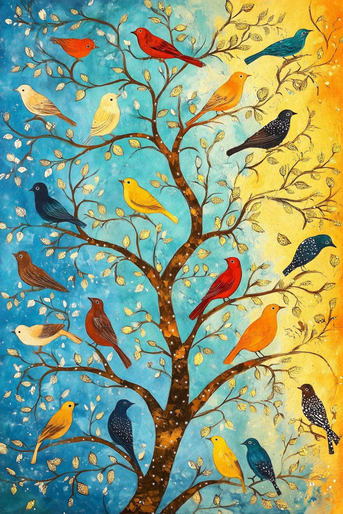 Birds In Celebration