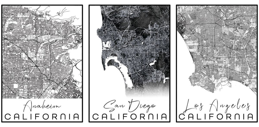 California US City Maps