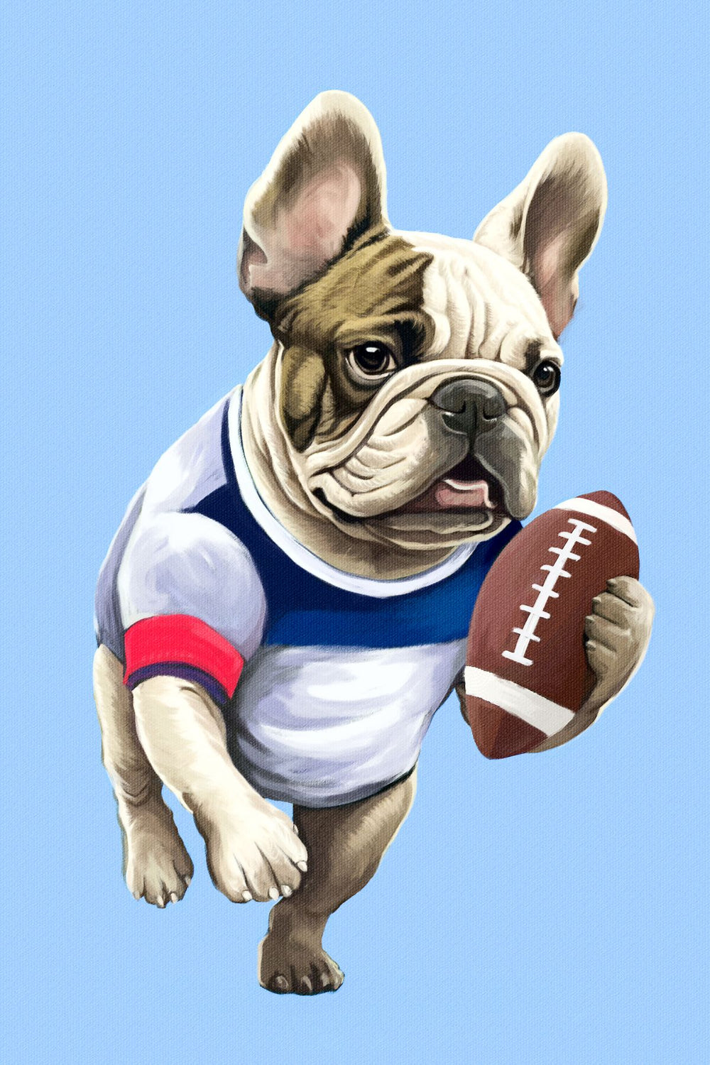 Sporty Bulldog - Rugby