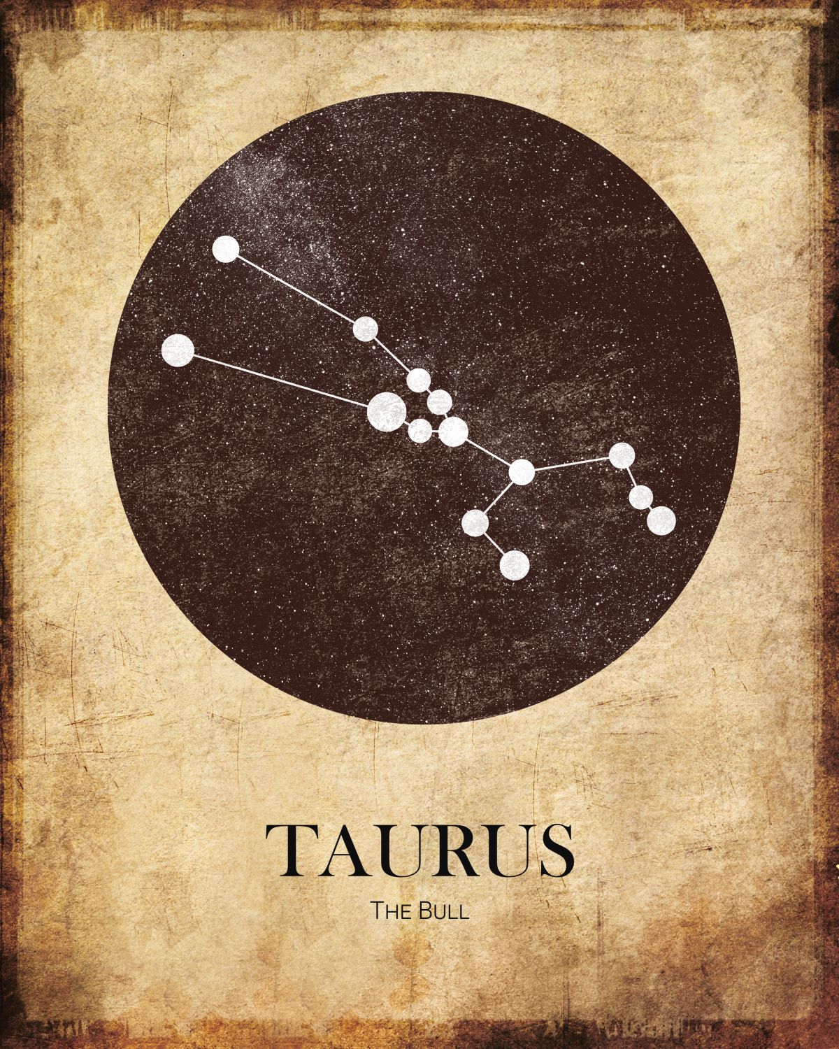 Vintage Taurus Constellation