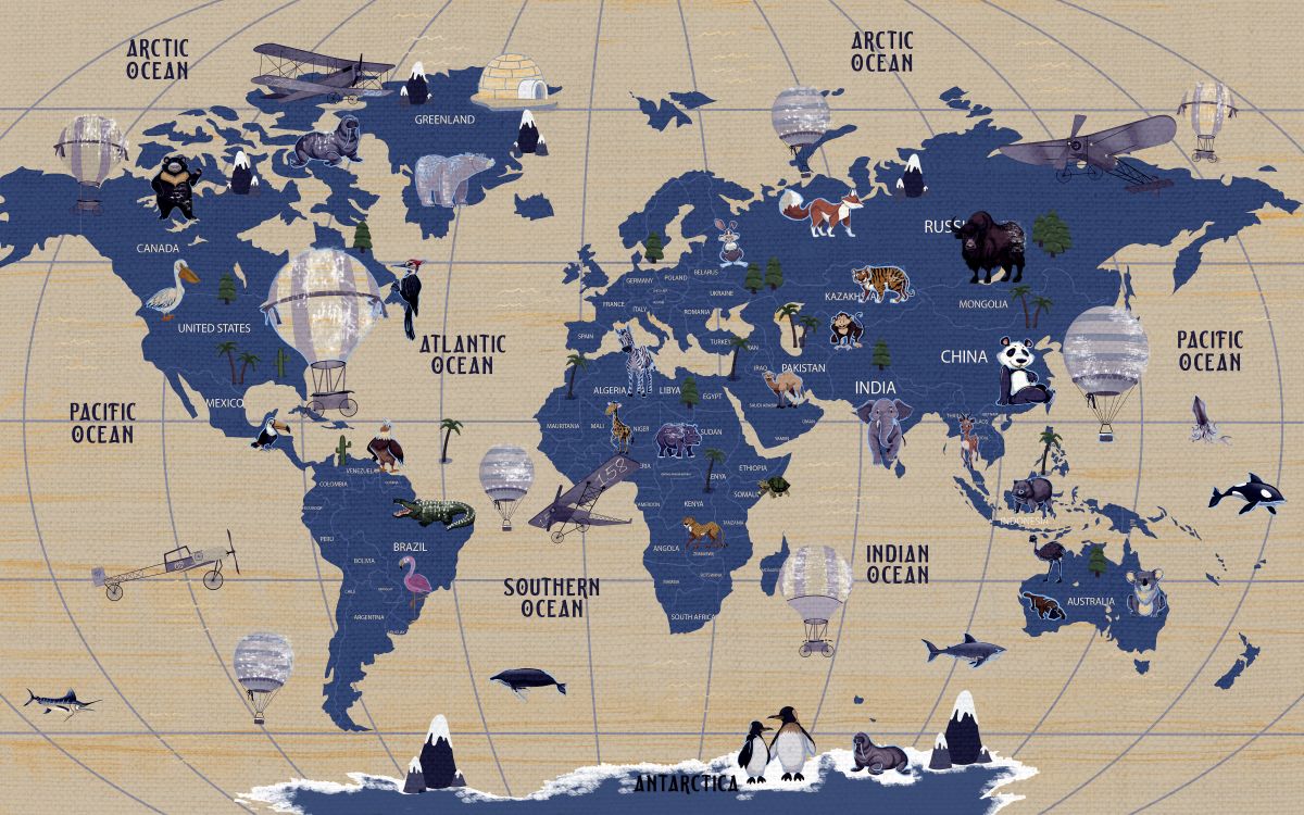 Intercontinental Animal Map