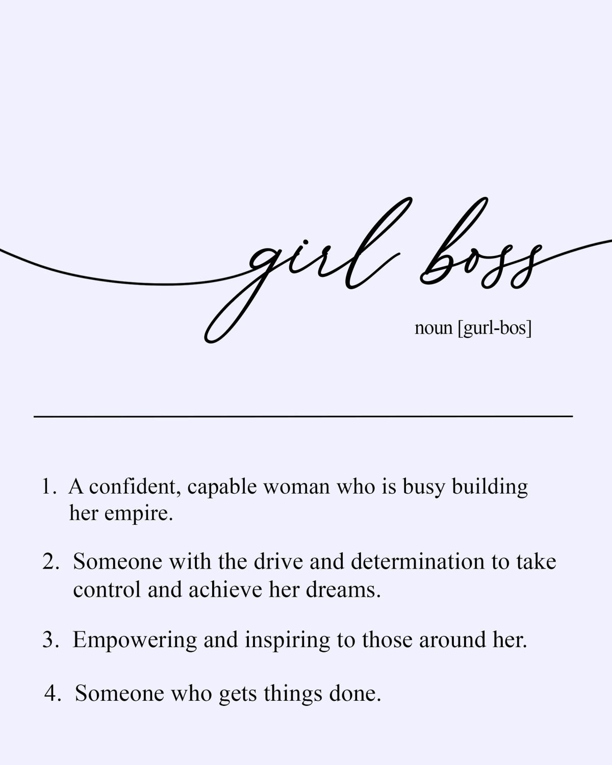 Girl Boss Definition