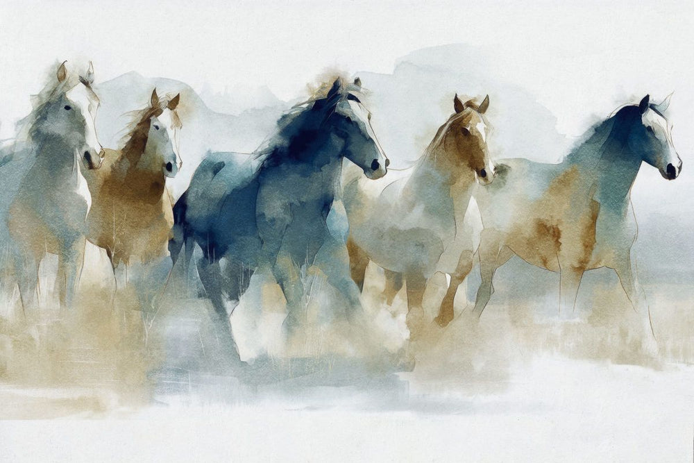 Wild Horses Running Free