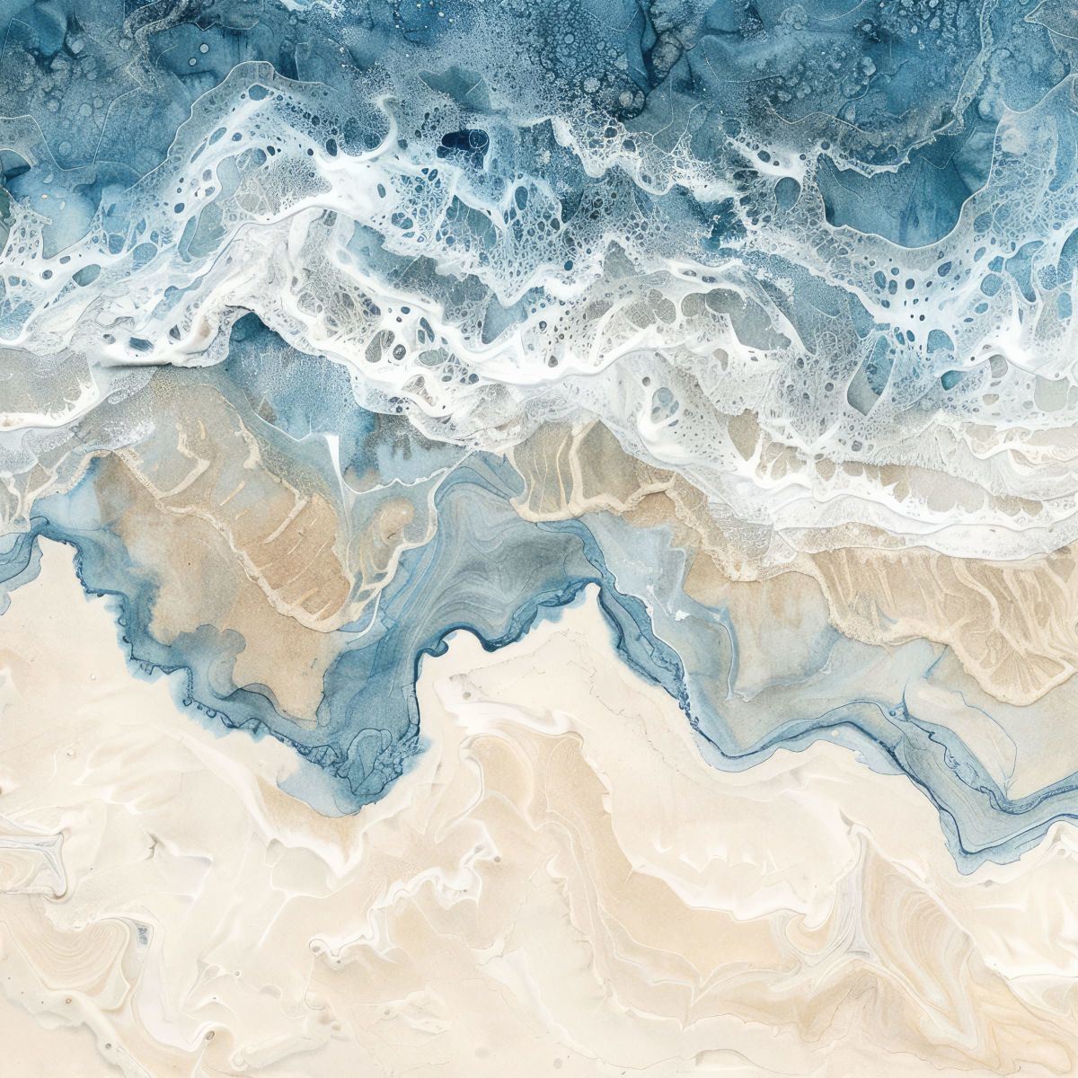 Beach Mirage Wall Art