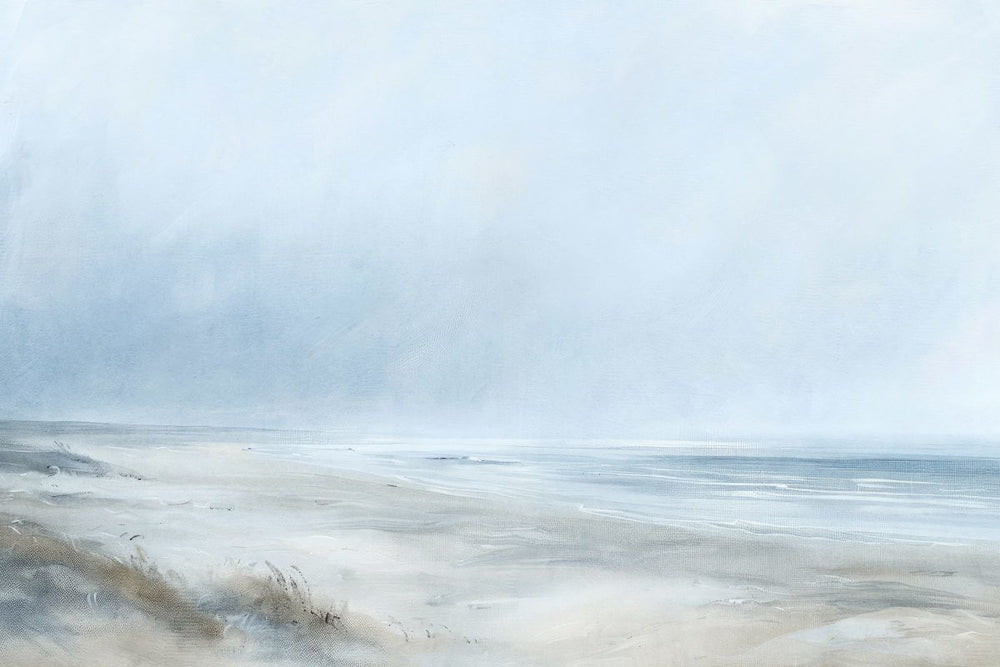 Blue Sky Over A Quiet Coast