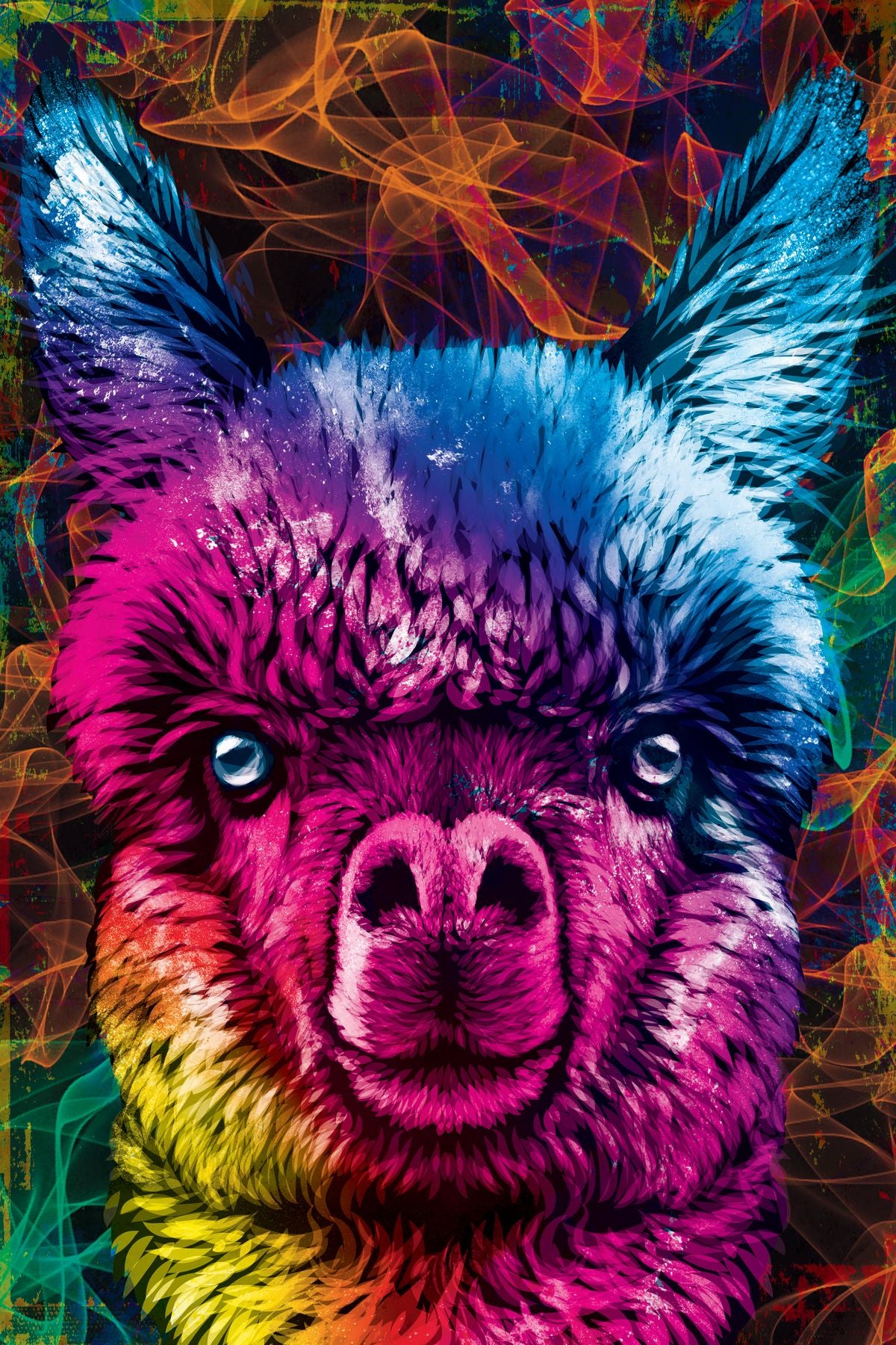 Rainbow Alpaca