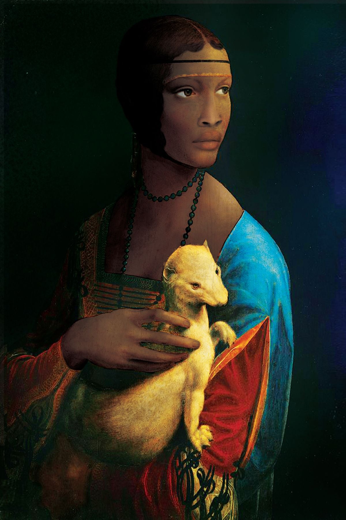 The Lady With An Ermine Inspired African American