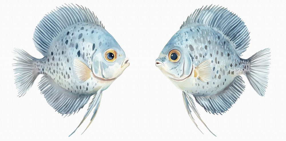 Graceful Discus Duo Wall Art