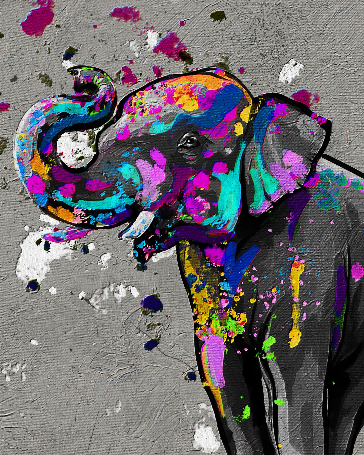 Elephant Abstract