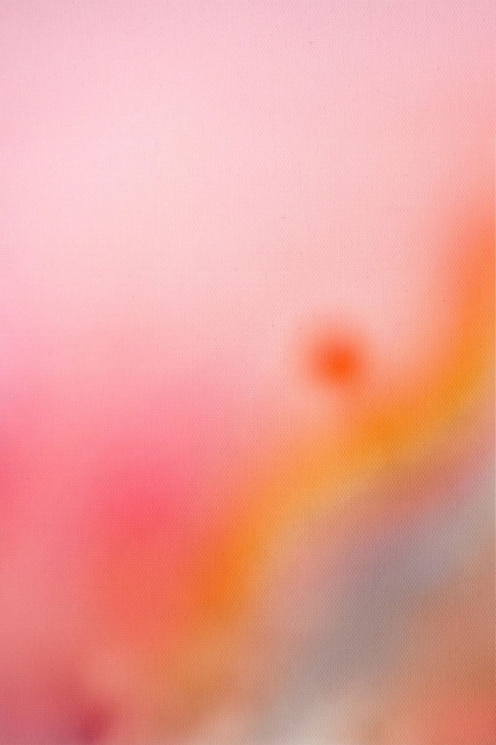 Diffuse Haze Pink and Orange Abstract