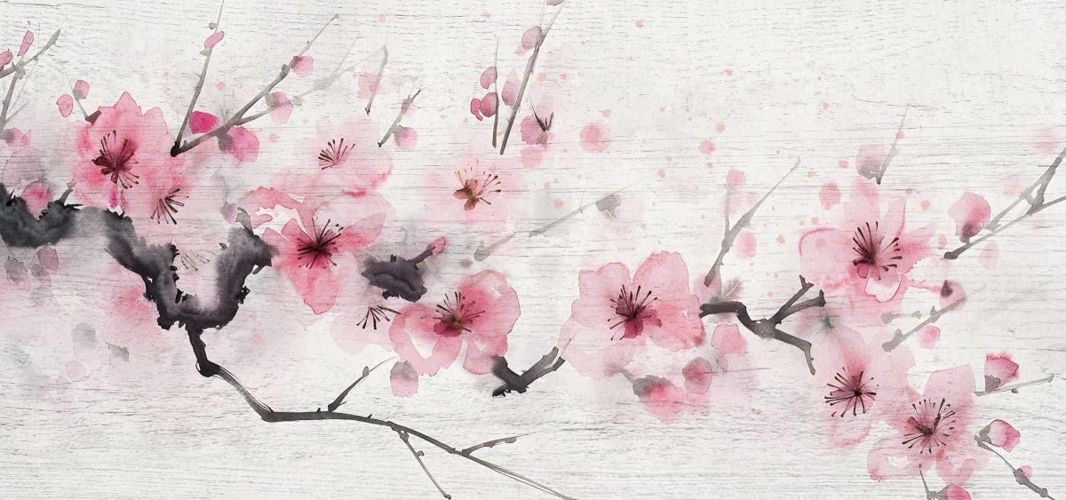 Branch Of Cherry Blossoms