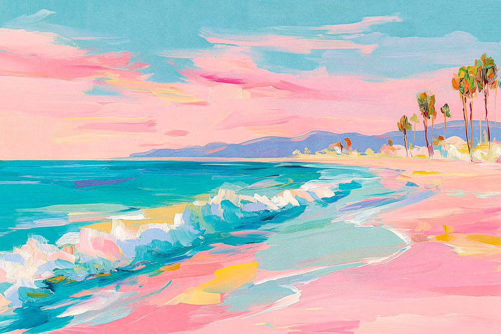 Pink Pastel Beach